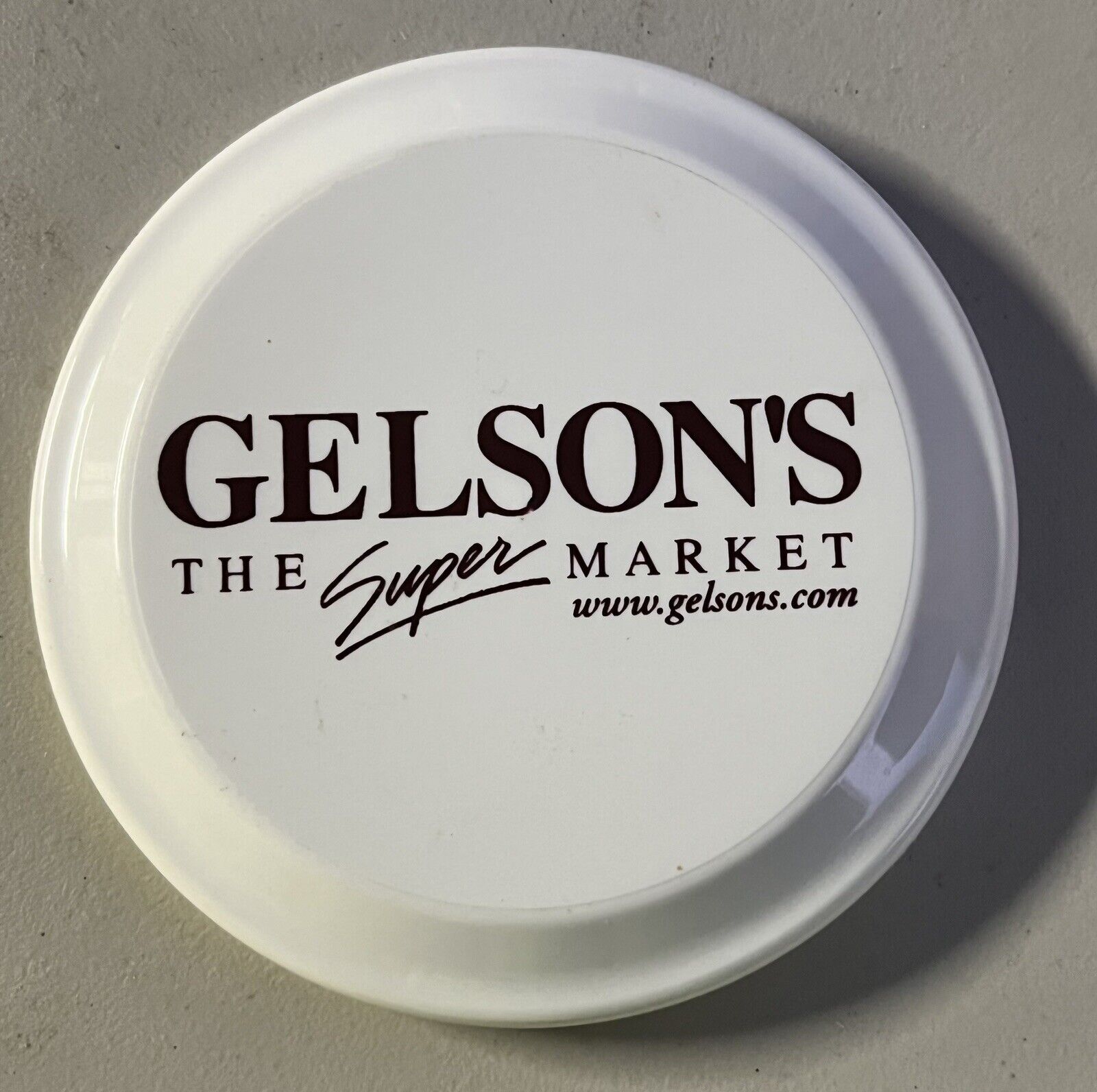 Vintage Gelson’s Market Mini Frisbee Promotional Item Advertising - RARE