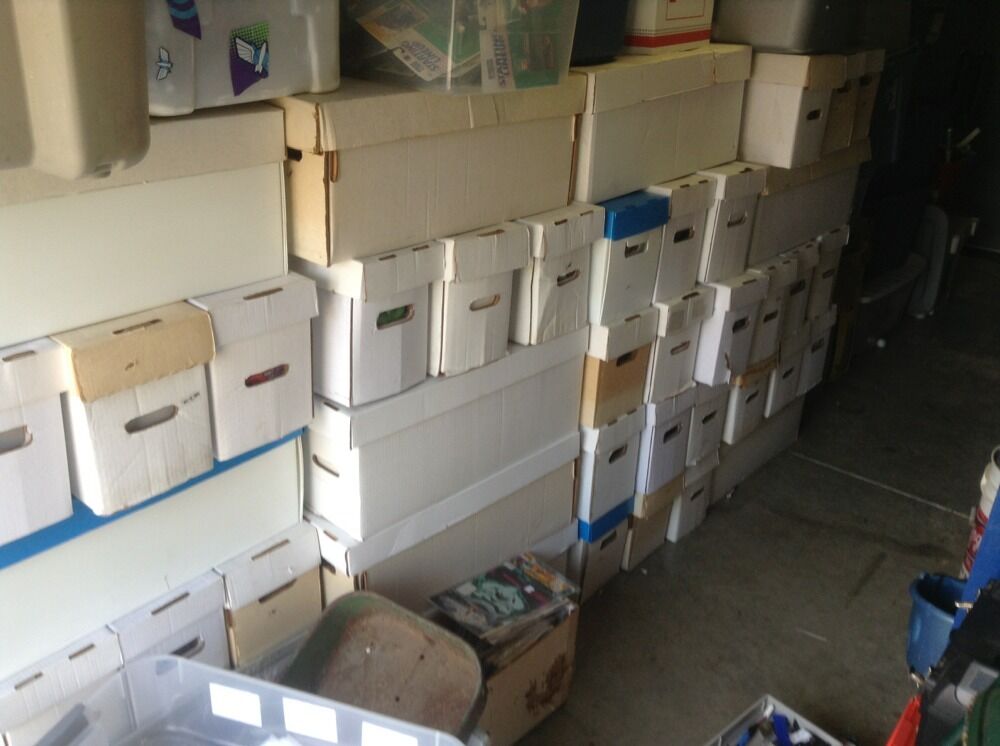 Huge Lot Of 1000 comics , Storage Unit Find .