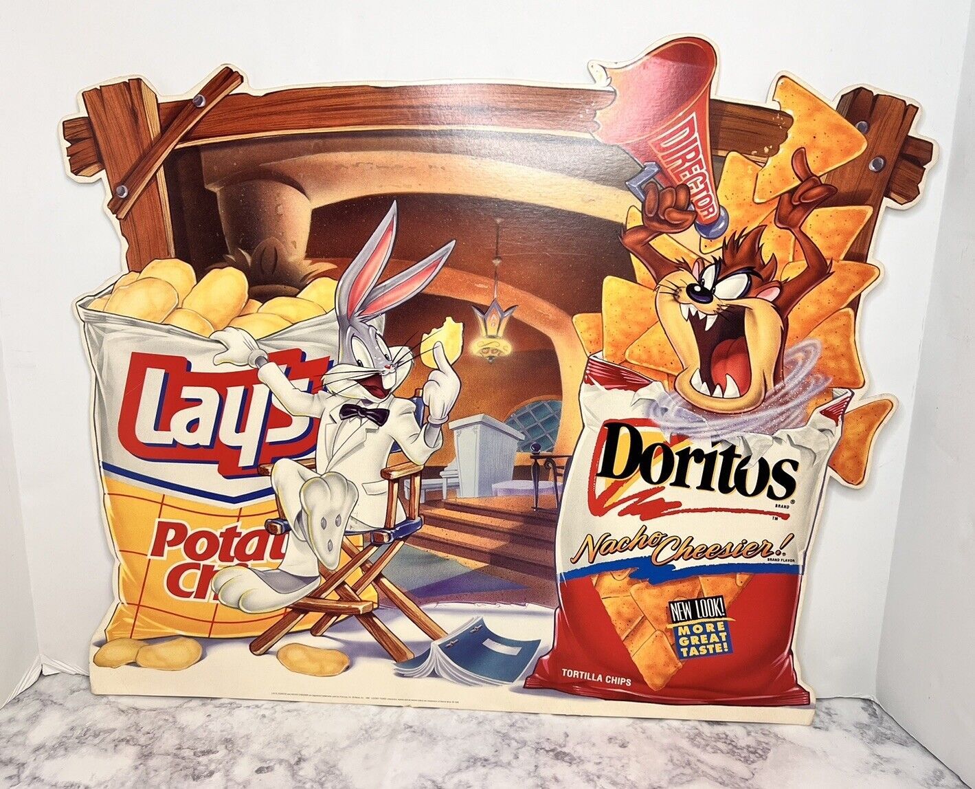 Vintage Frito-Lays Looney Tunes Bugs Bunny Taz Doritos 95 Store Promo NOS Rare