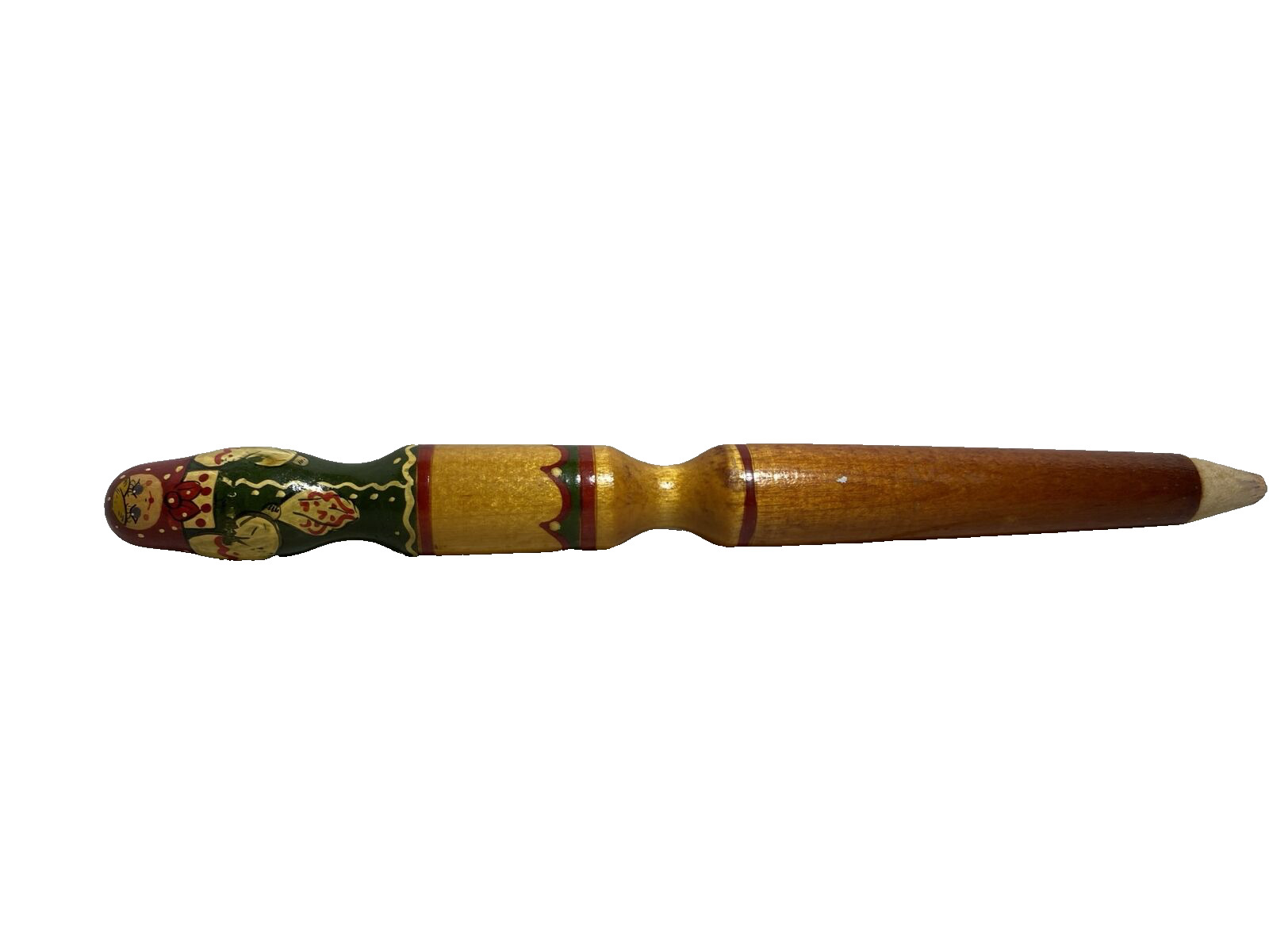 Vintage Matroska Russian Traditional Tradiotoin Ukraine Matrjoschka Wood Pencil