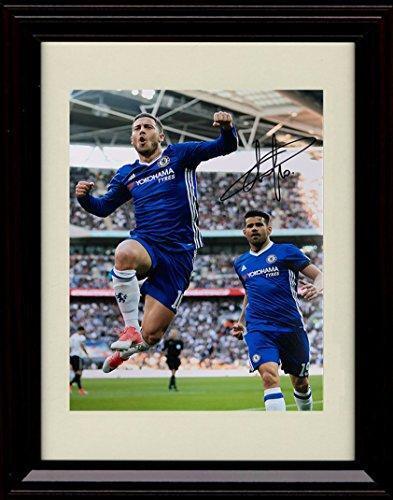 16x20 Framed Eden Hazard Autograph Promo Print - Team Belgium World Cup