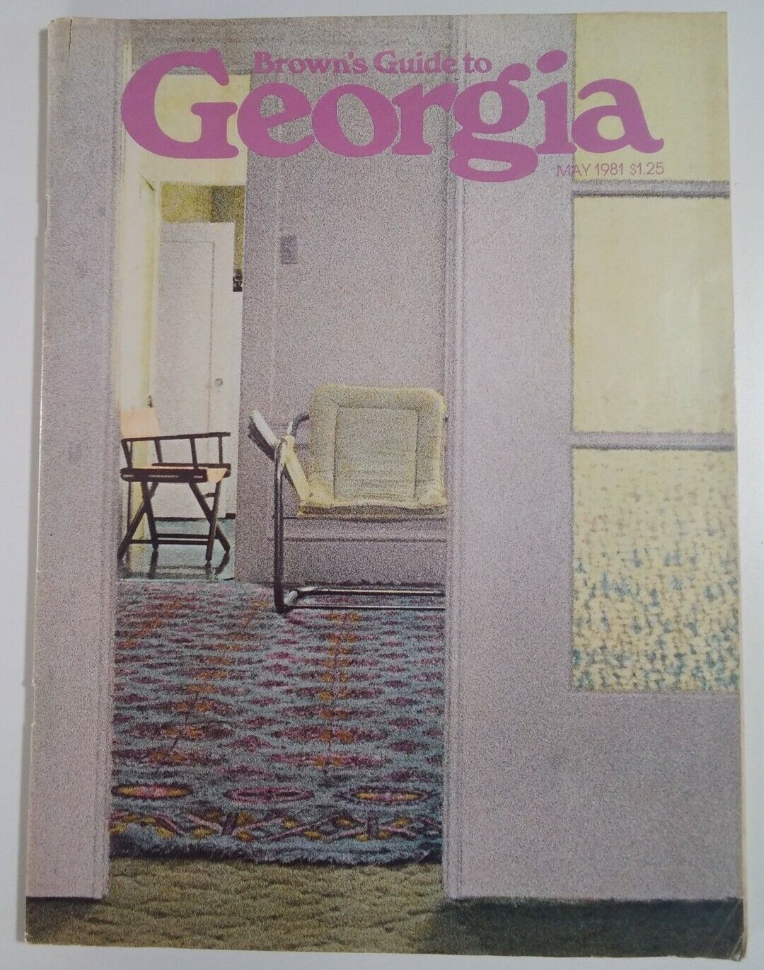 Georgia Brown\'s Guide Magazine Vtg 1981 Rare Ads ATL Augusta Dillard 