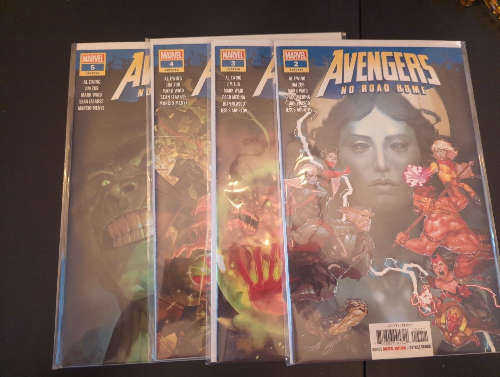Avengers, No Road Home - Marvel 2 lgy #709, 710, 711, 712