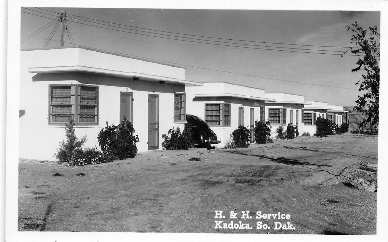 RPPC H. & H. Service, Kadoka, South Dakota Roadside c1950s Vintage Postcard