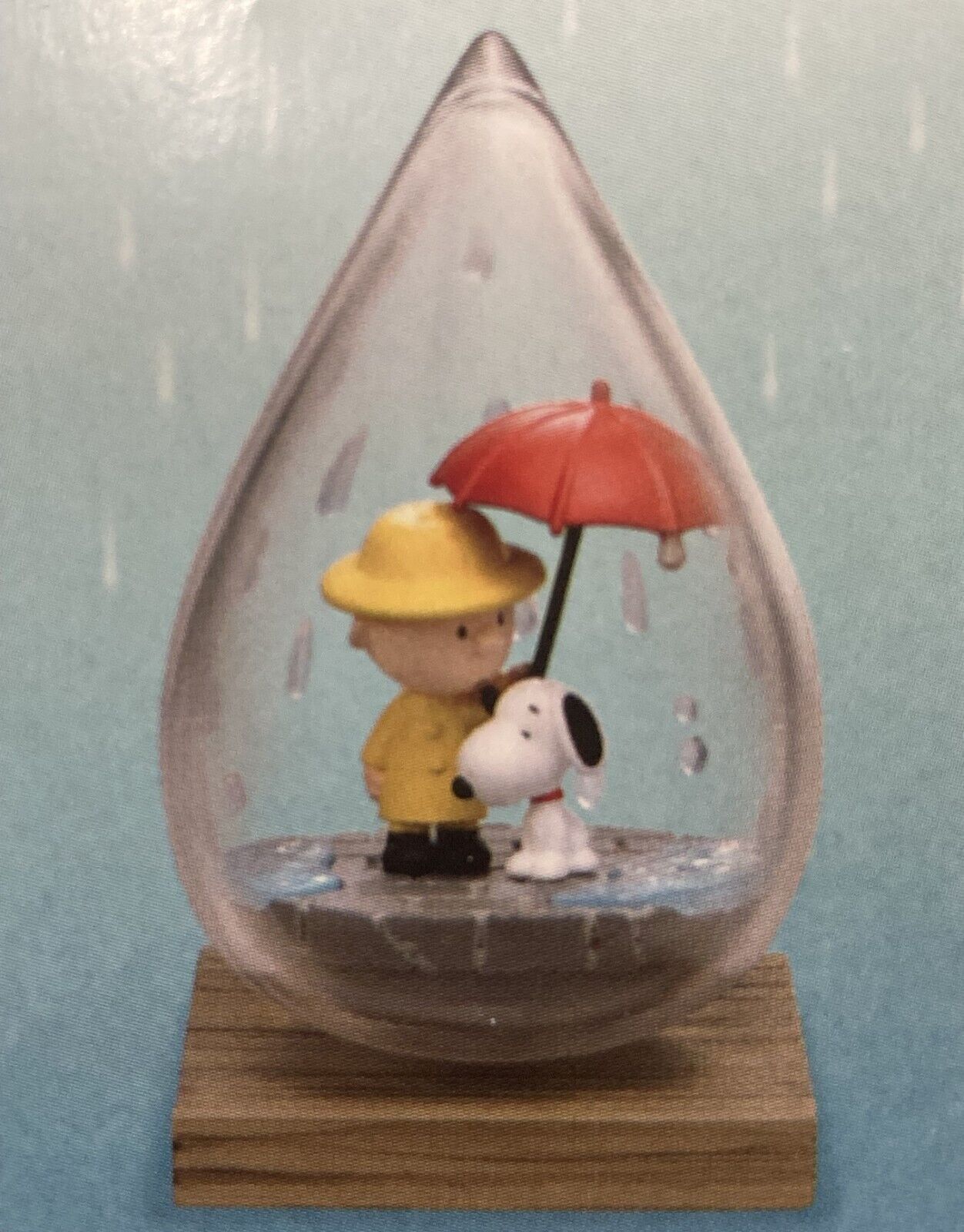 RE-MENT Peanuts Snoopy Weather Terrarium #3 Rainy Day Figure Japan Import