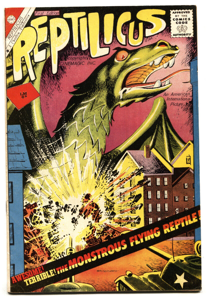 Reptilicus #1  1961 - Charlton  -FN - Comic Book