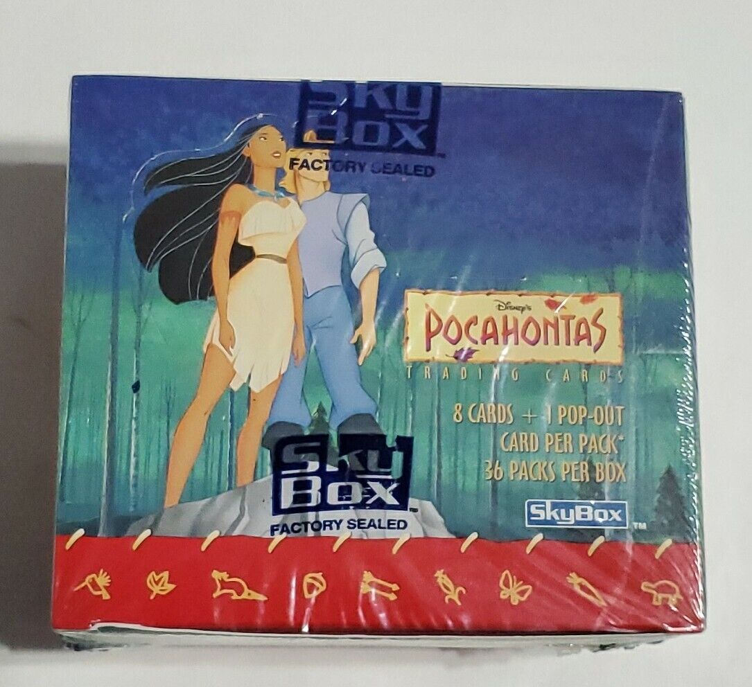1995 Skybox Disney Pocahontas Movie Trading Cards Box 36 Unopened Sealed Packs