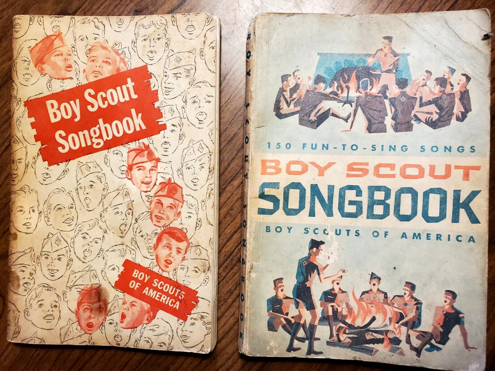 Vintage Boy Scout Songbòoks