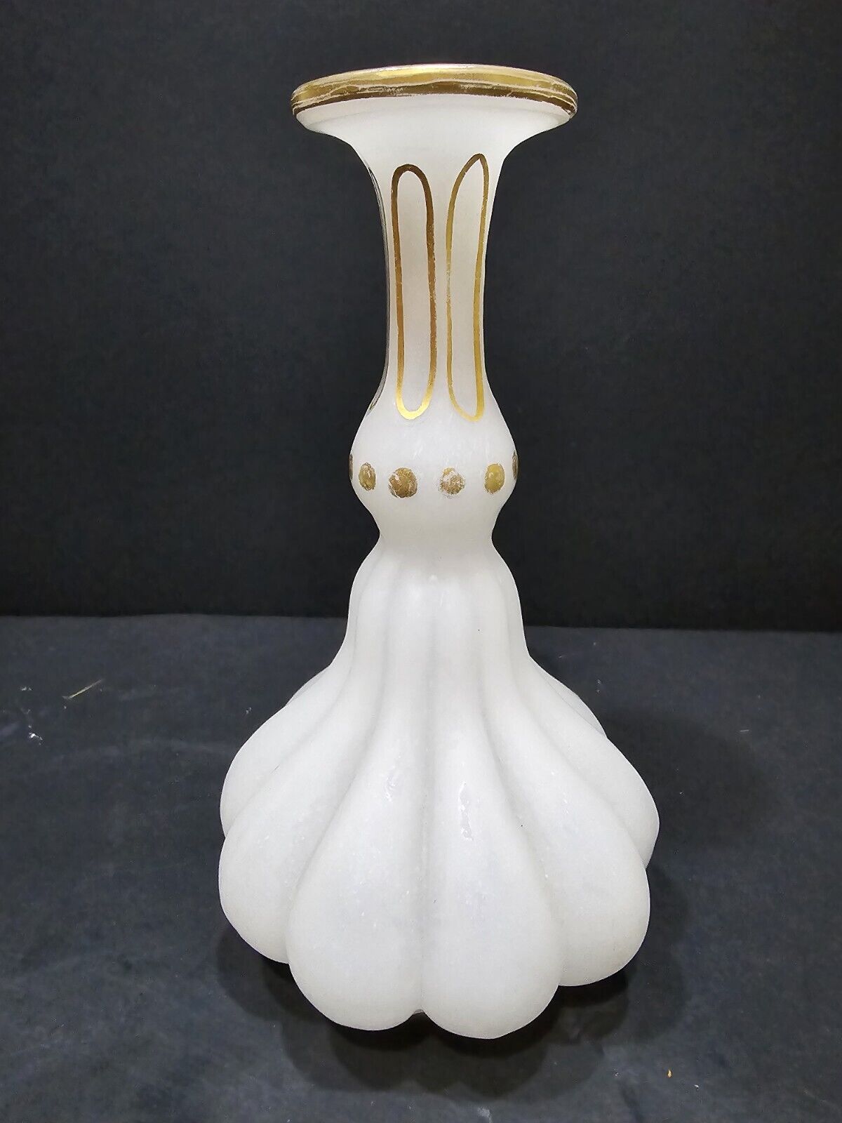 Vintage Satin Gold Vase
