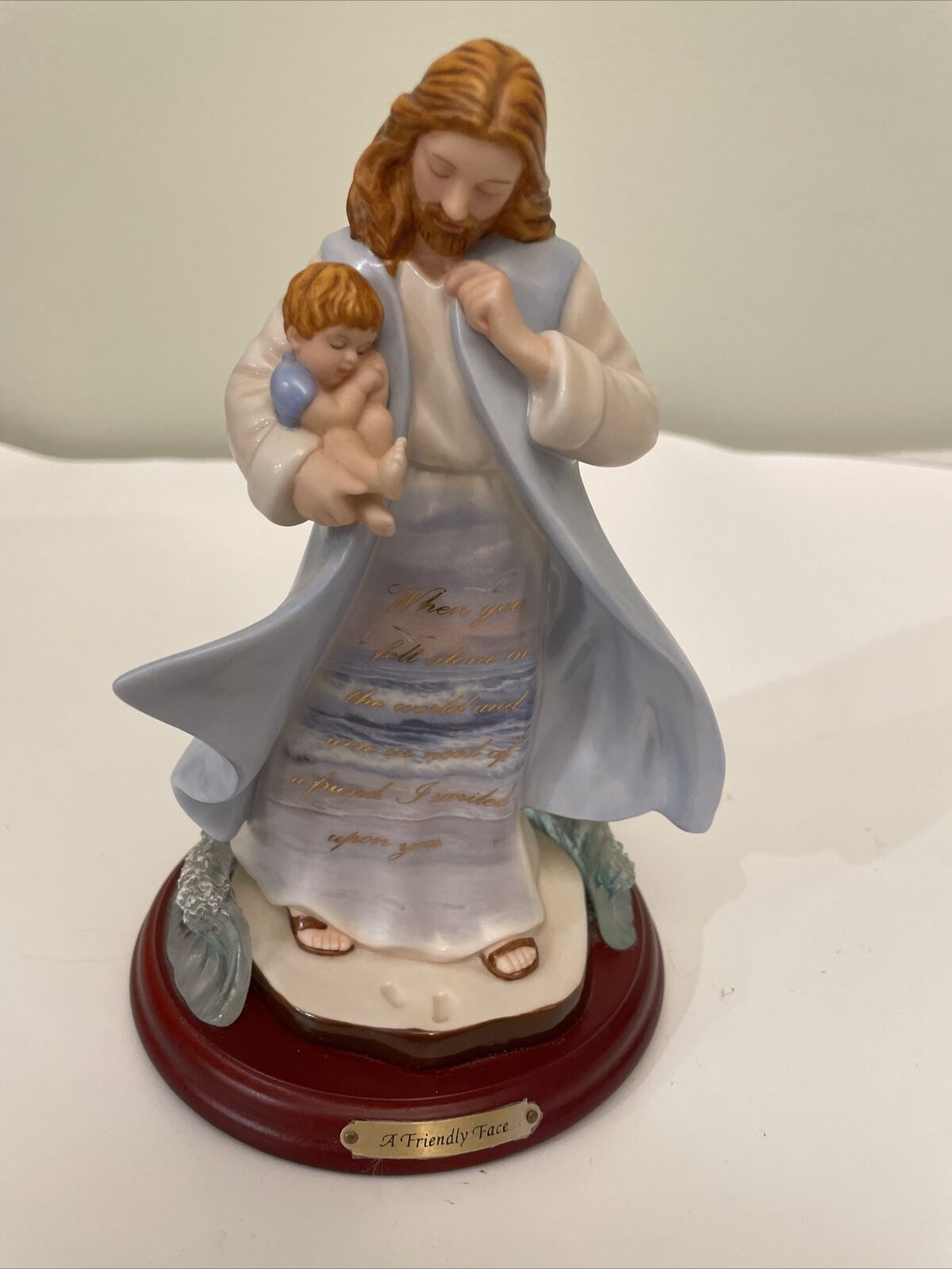 2007 BRADFORD EDITION A FRIENDLY FACE 2nd Edition IN HIS LOVING ARMS Figurine