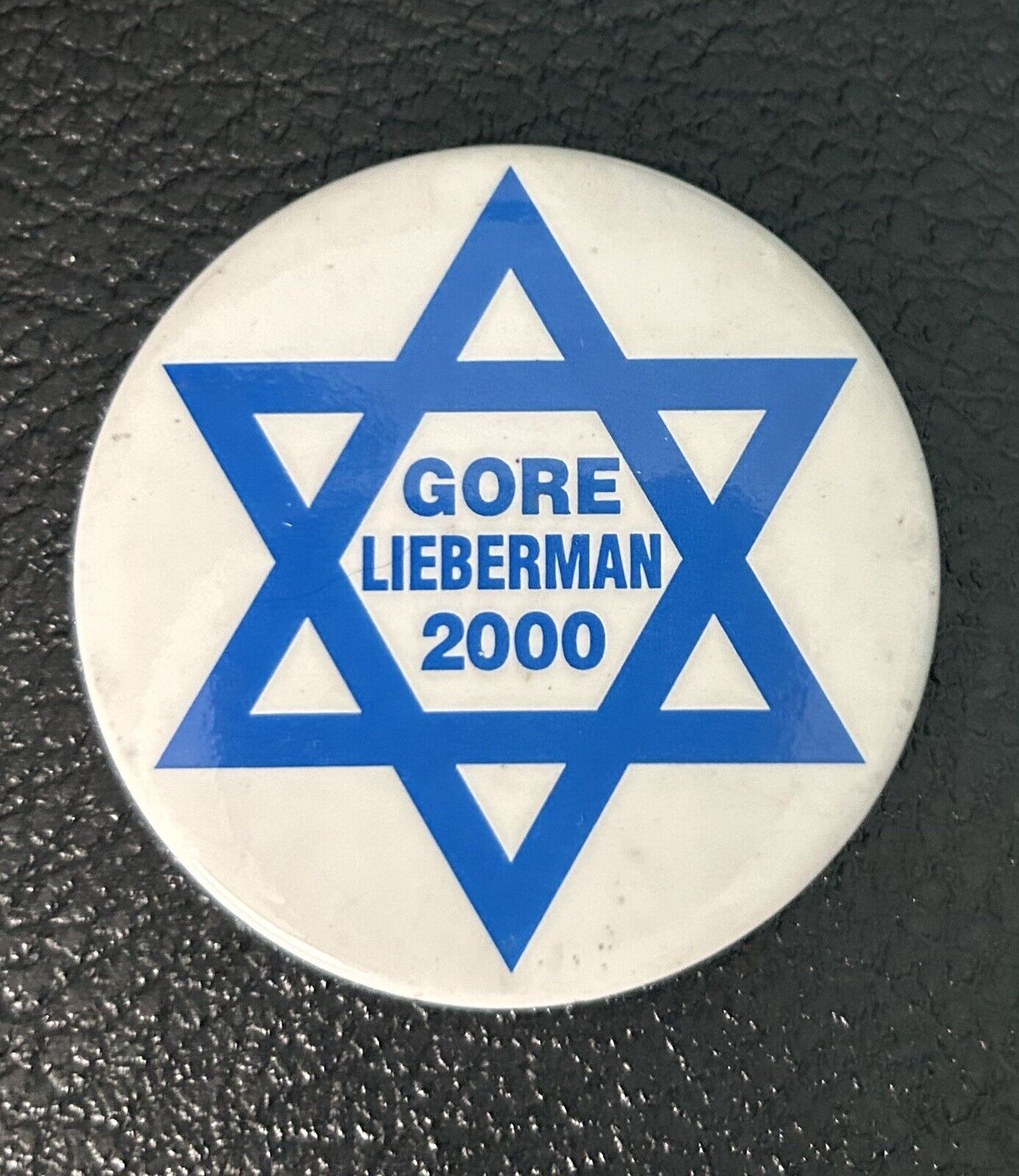 Al Gore  & Joe Lieberman Presidential Campaign  Button 2000 Democrat