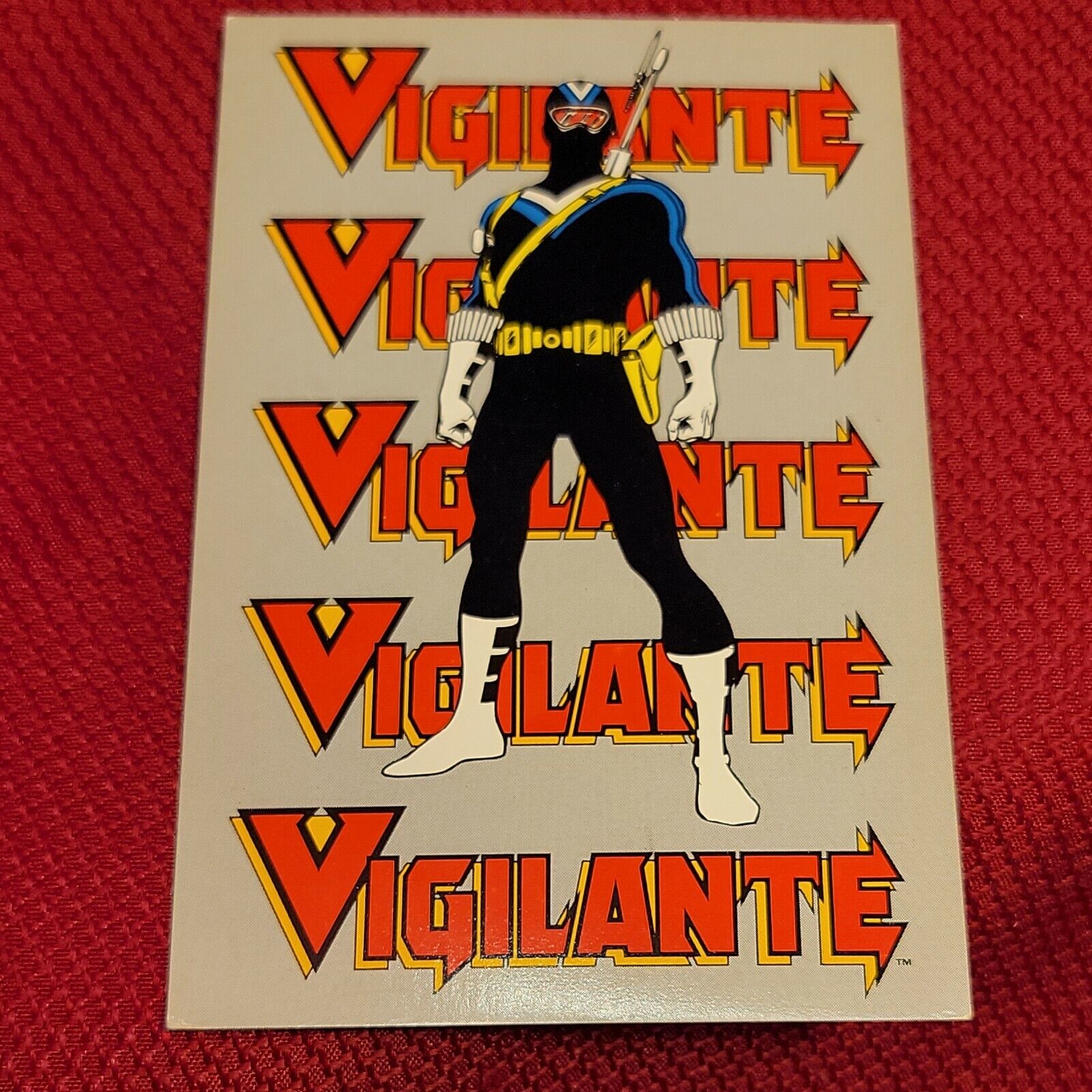 Vigilante DC COMICS Postcard show promo picture 4\