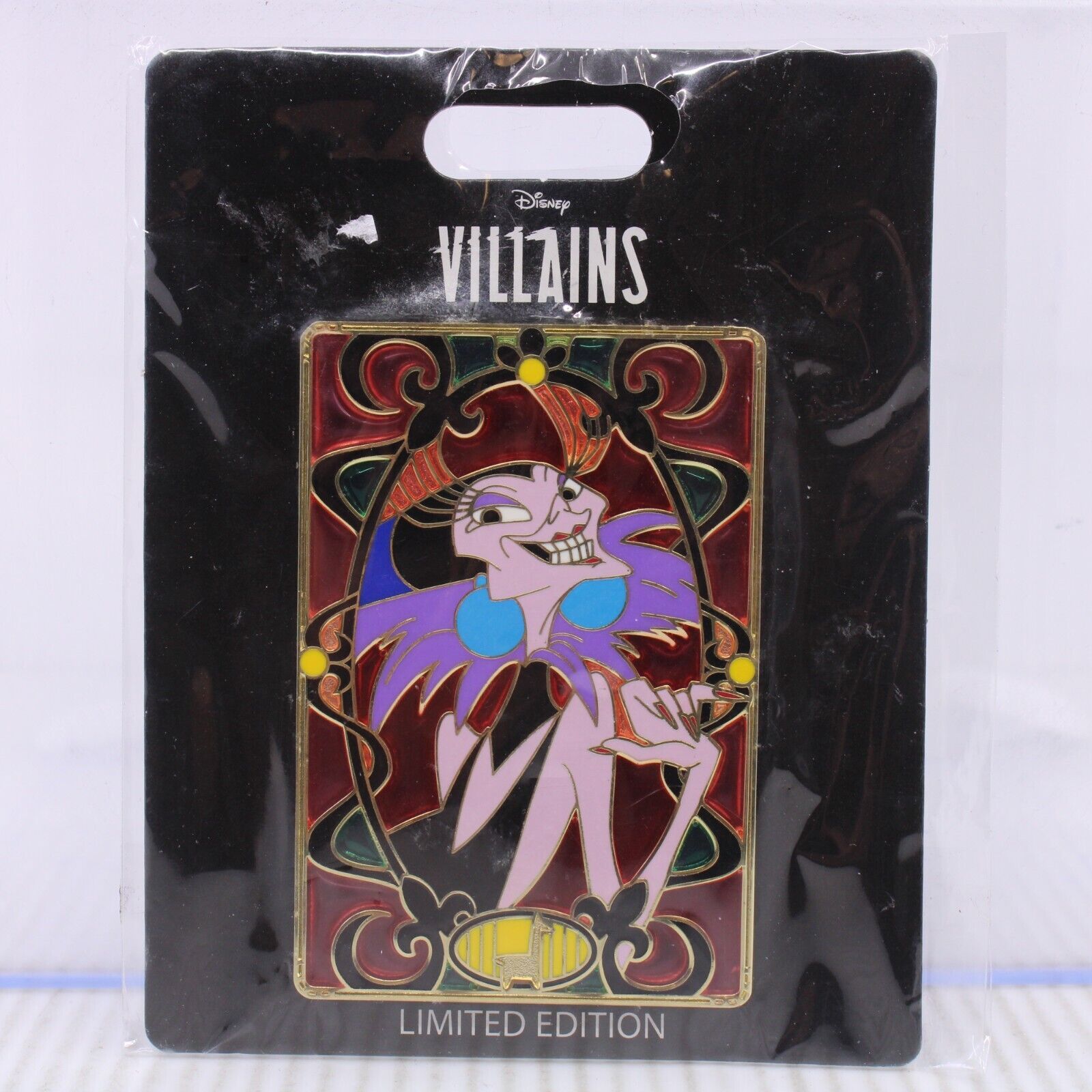A4 Disney Uncas Pink A La Mode LE Pin Stained Glass Yzma Emperors New Groove