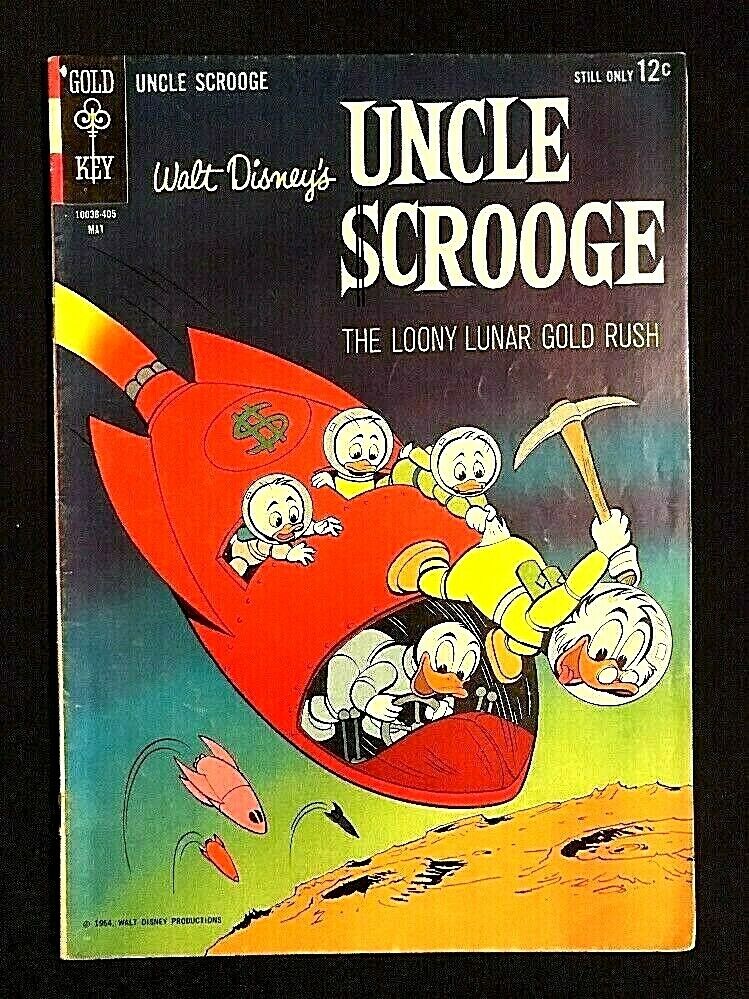 Vintage 1964 Dell Comics Walt Disneys Uncle Scrooge Issue 49
