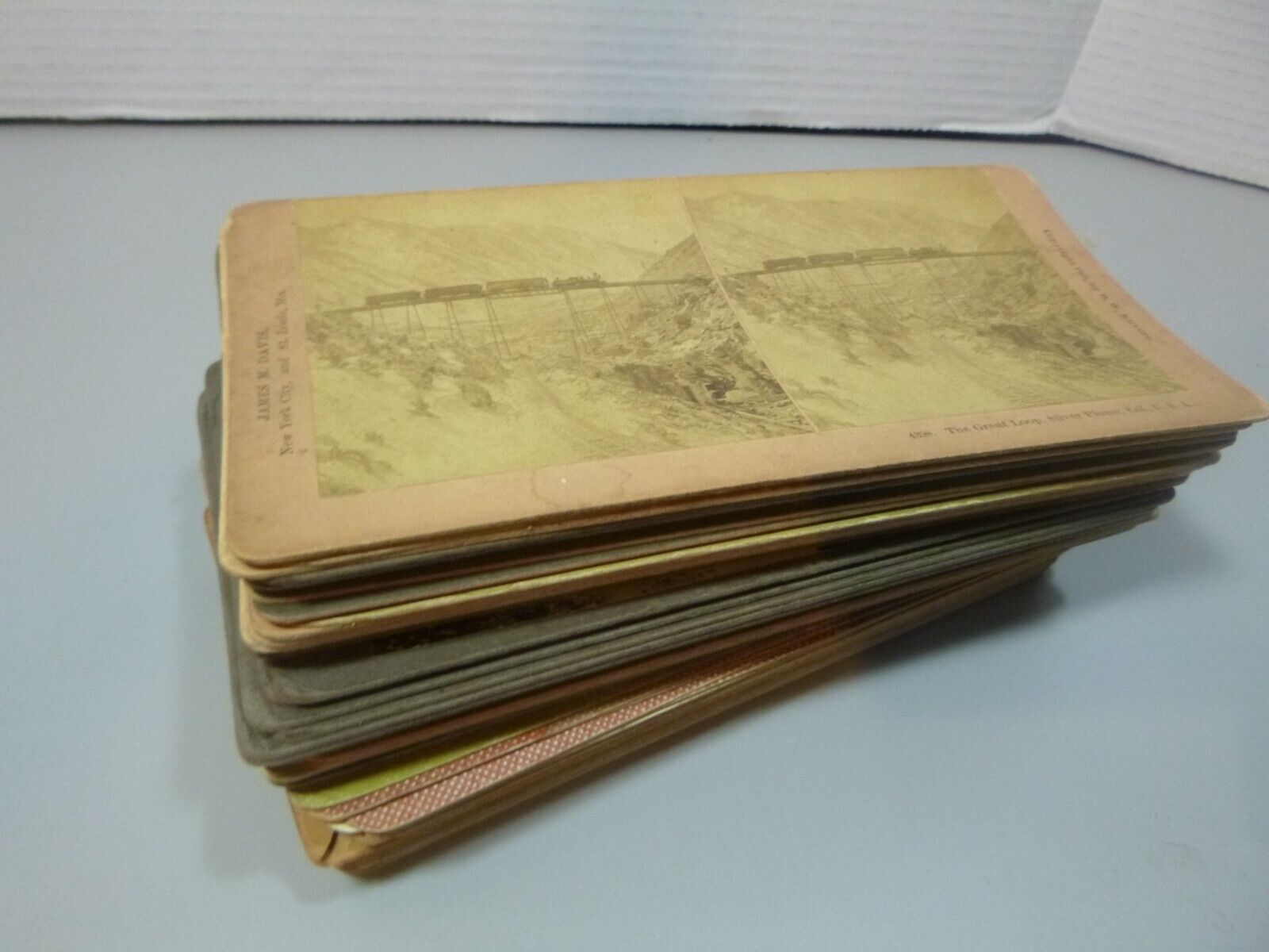 Big Lot of 50 United States US Stereoview Cards - Lot (E)