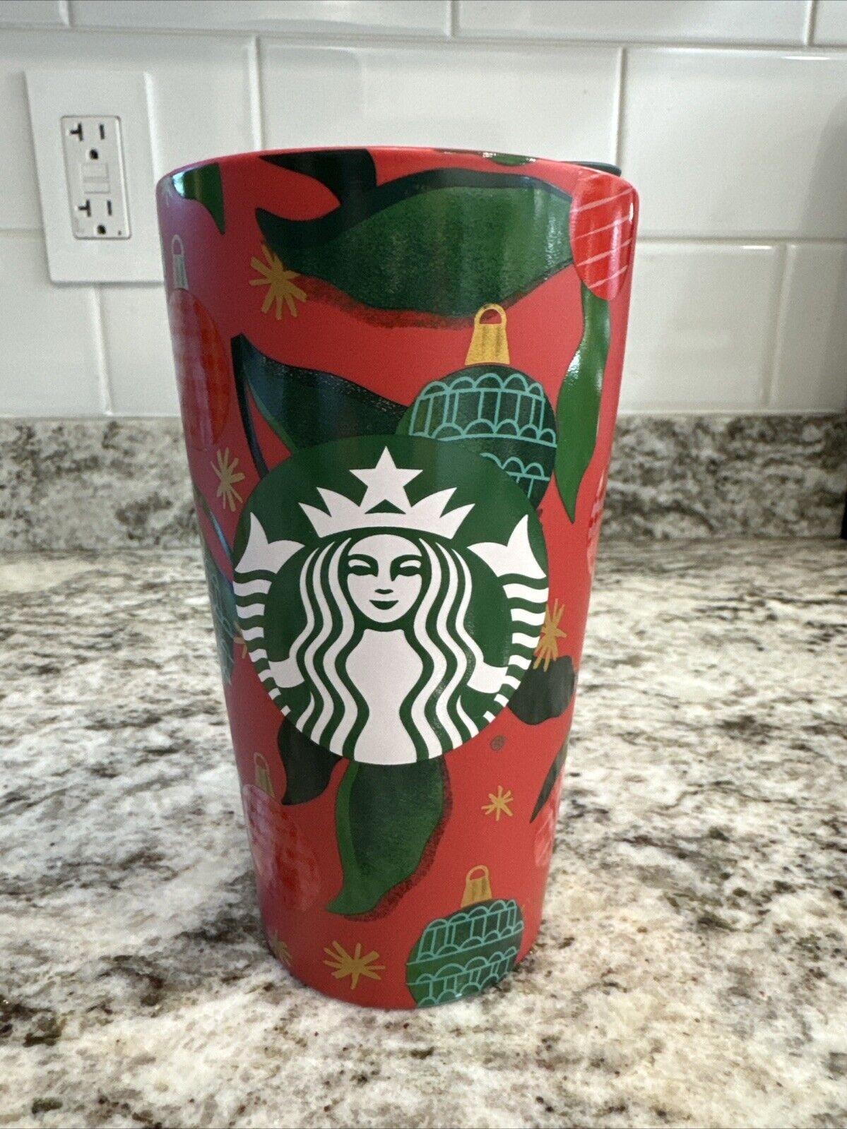 2019 Starbucks 12 Oz Christmas Tumbler Holiday Ornament Travel Mug