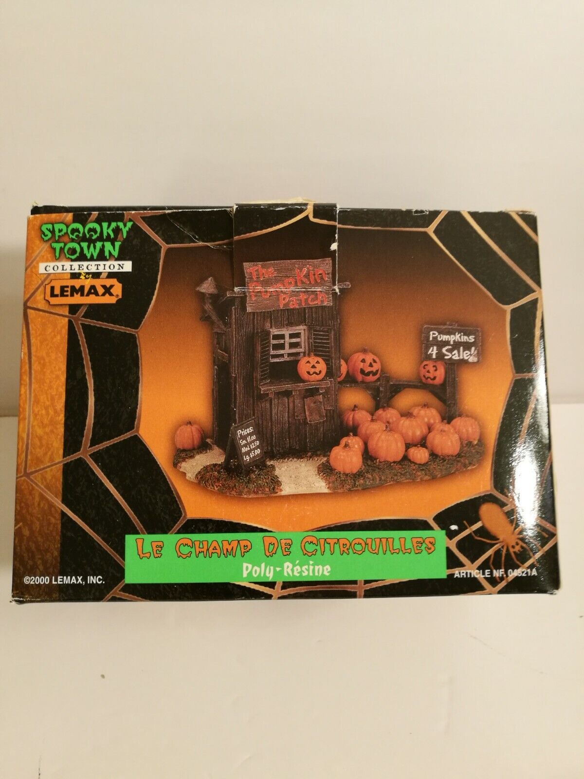 Lemax Spooky Town The Pumpkin Patch 2000 Halloween Table Accent #045210A