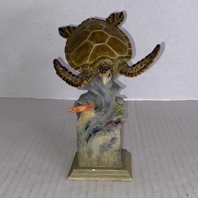 MCSI 2004 turtle sculpture with salmon
