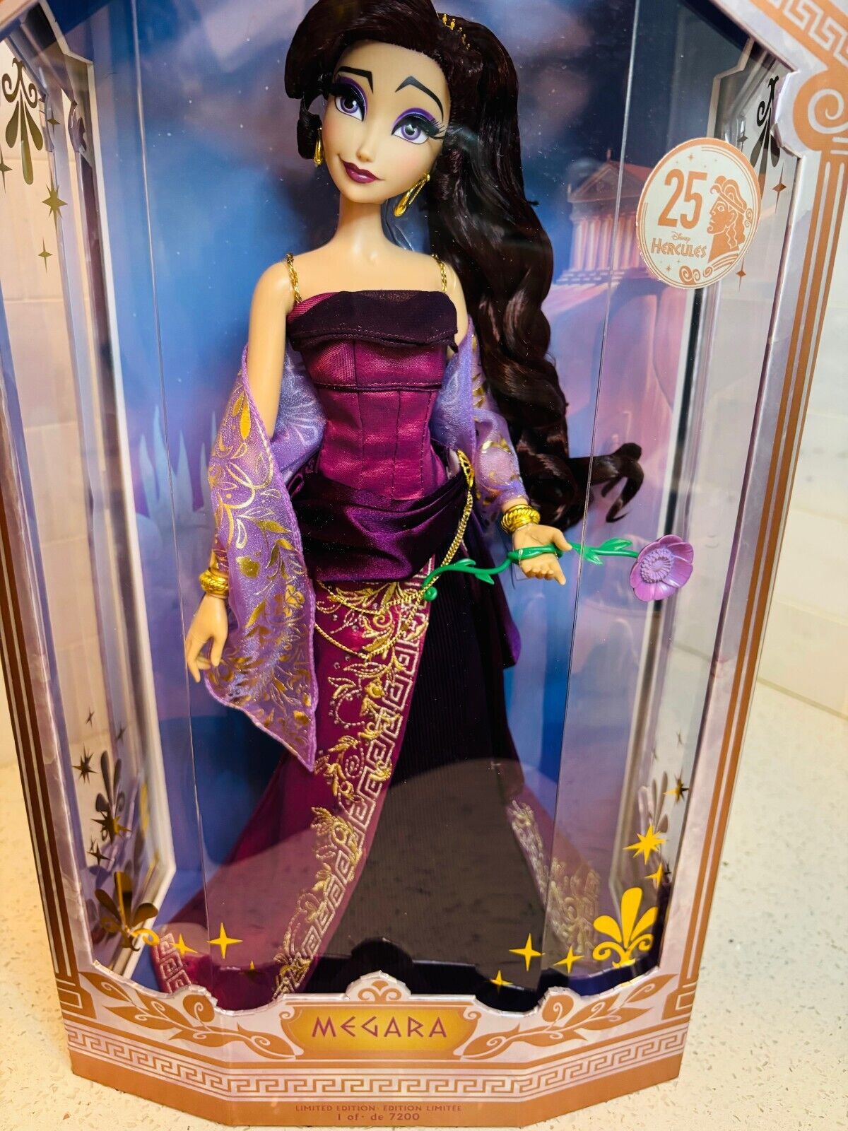 New Disney Megara Meg Hercules 25th Anniversary 17\'\' Limited Edition Doll figure
