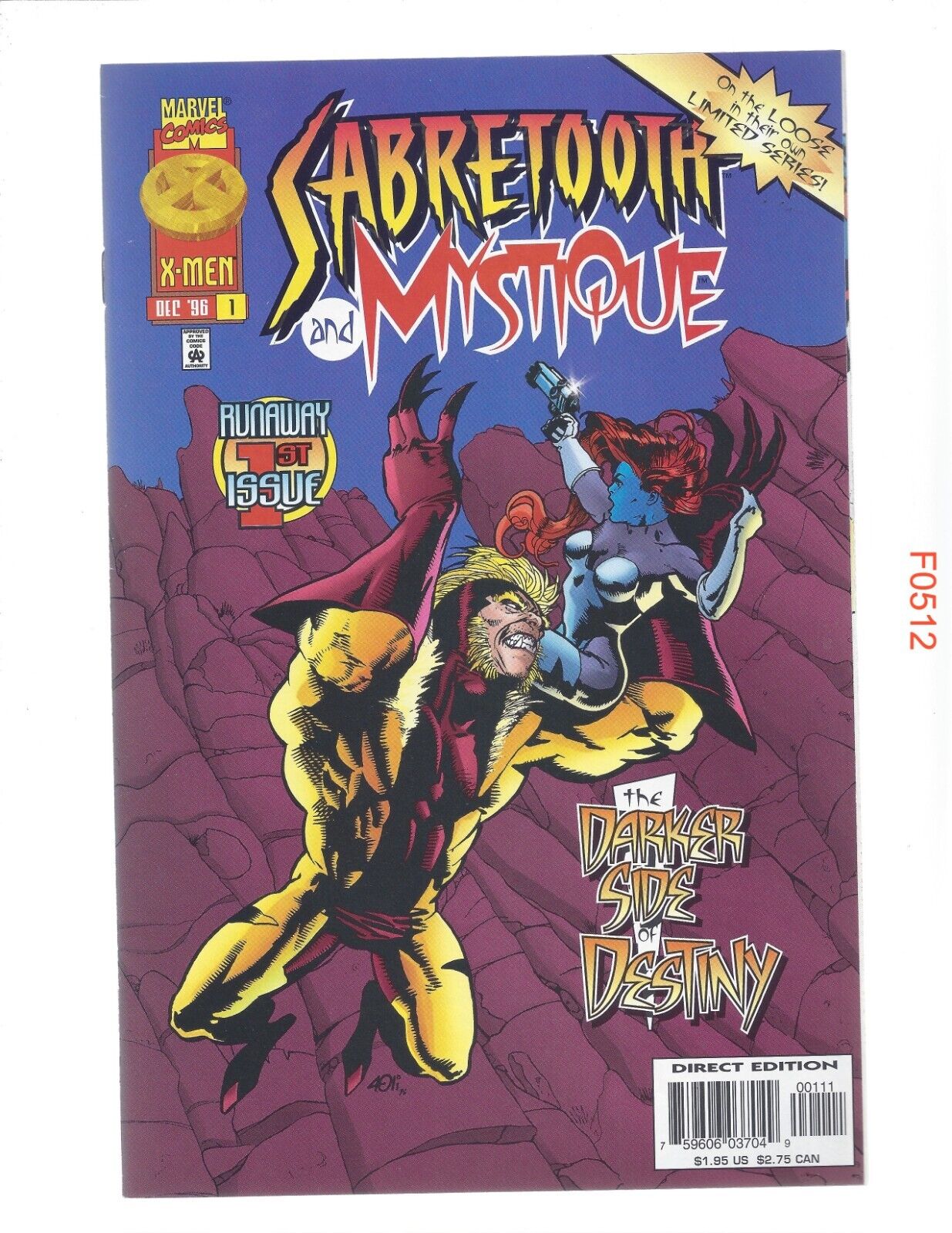 Mystique and Sabretooth U PICK comic 1 2 3 4 1996 Marvel VF/NM f0512