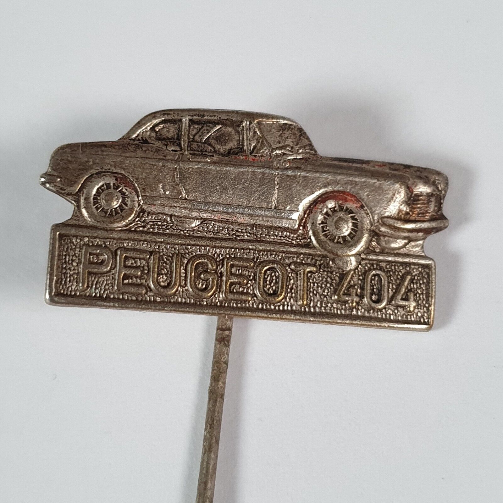 Peugeot 404 Old Metal Stick Pin Badge - Classic Car Vintage - French Classic