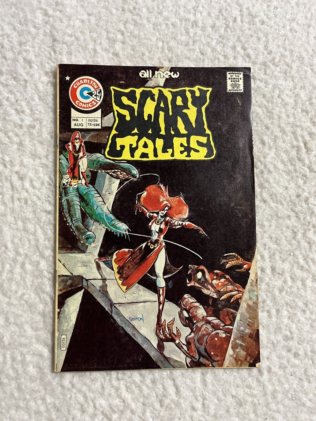 Scary Tales #1 Charlton Comics 1975 Countess Von Bludd Origin