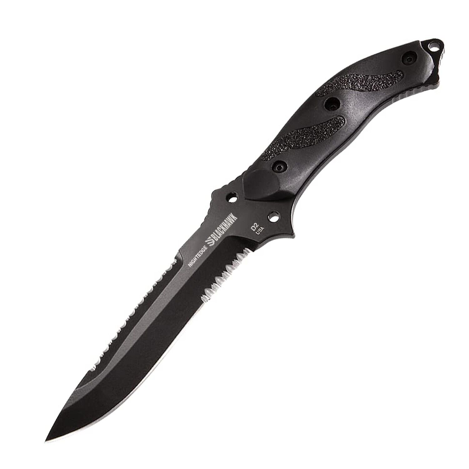 Blackhawk Nightedge Fixed Blade Knife with Molle Compatible Ballistic Sheath,...