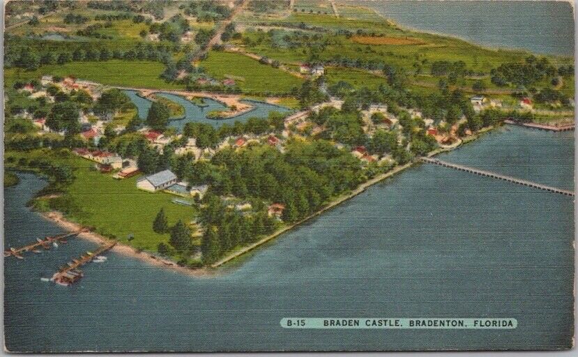 c1940s BRADENTON, Florida Postcard 