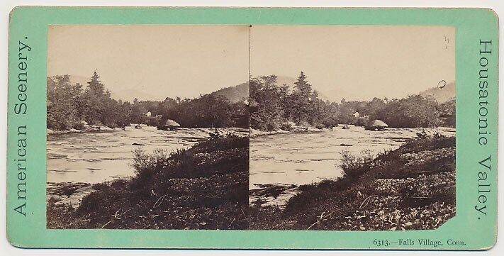 CONNECTICUT SV - Falls Village - American Scenery 1880s
