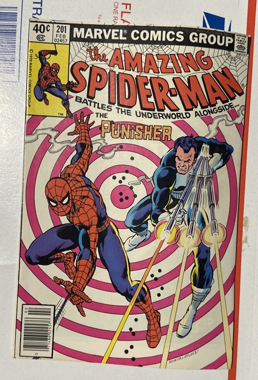 AMAZING SPIDER-MAN #201 | 1980 | PUNISHER Apperence | Classic Cover | Marvel