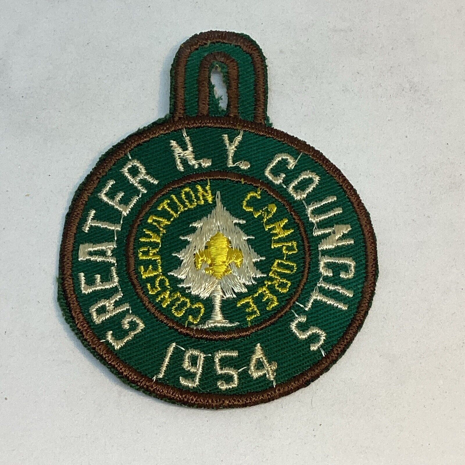Vintage 1954 Boy Scouts Greater New York Councils Camporee Conservation Patch