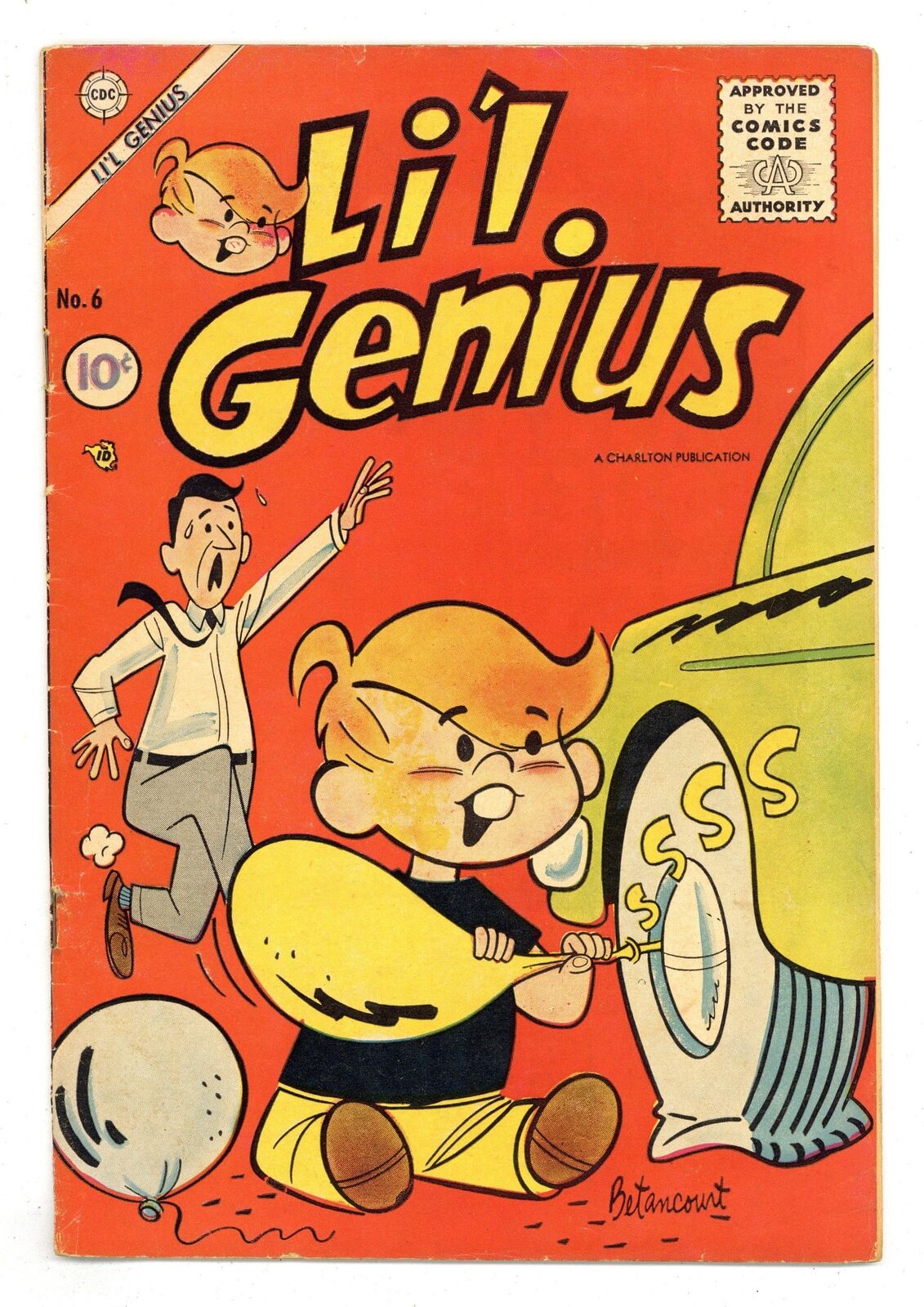 Lil Genius #6 VG/FN 5.0 1955