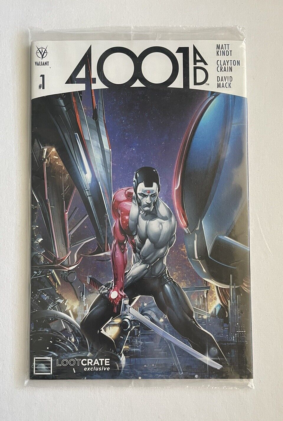 NEW SEALED Loot Crate July Valiant 4001 AD #1 Comic Book Variant RARE EXCLUSIVE