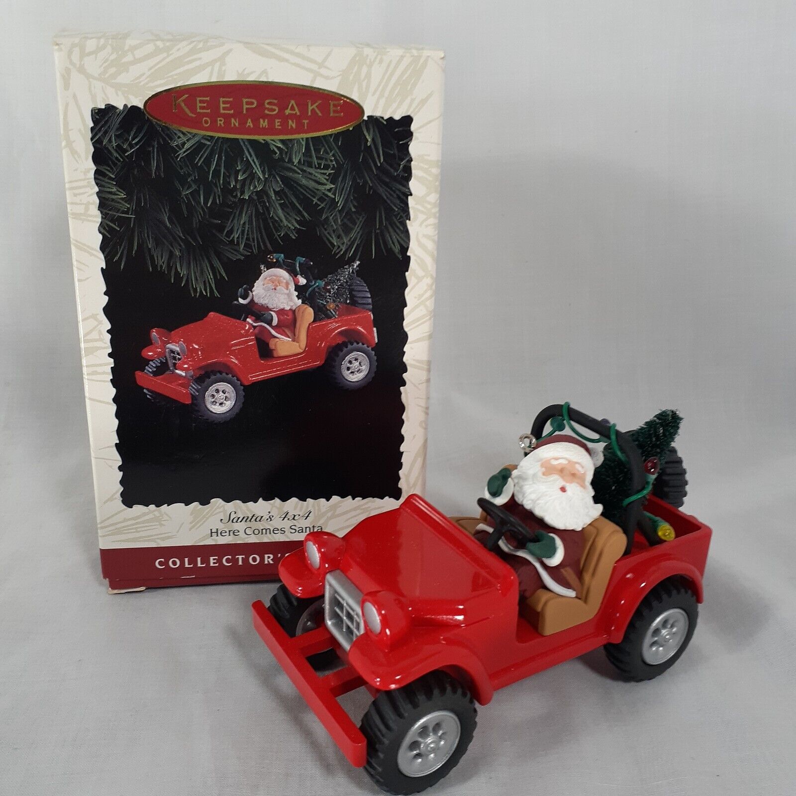Hallmark Santa's 4x4 Here Come Santa Collectors Series 1996 Xmas Ornament
