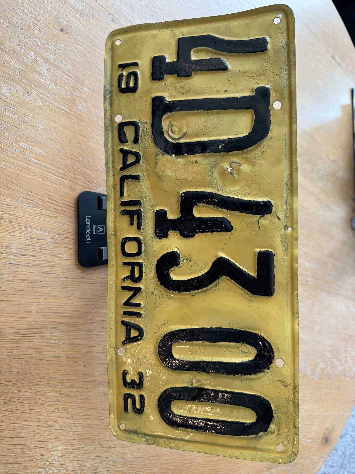 1932 California License Plate