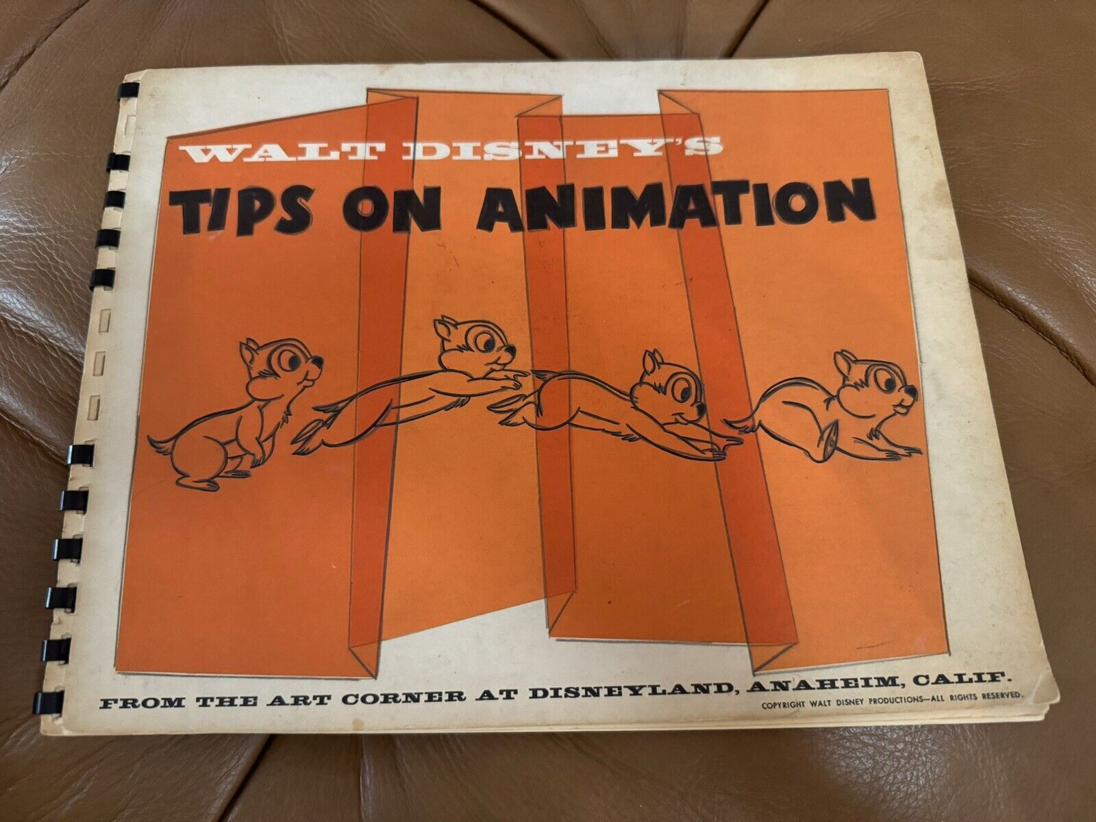 Walt Disney's Tips on Animation 1950 Art Corner At Disneyland California
