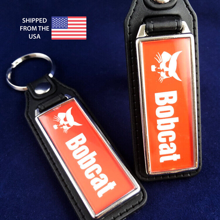 Key Fob Key Ring Keychain for Bobcat Riding Lawn Mower Tractor  (2-Pack)