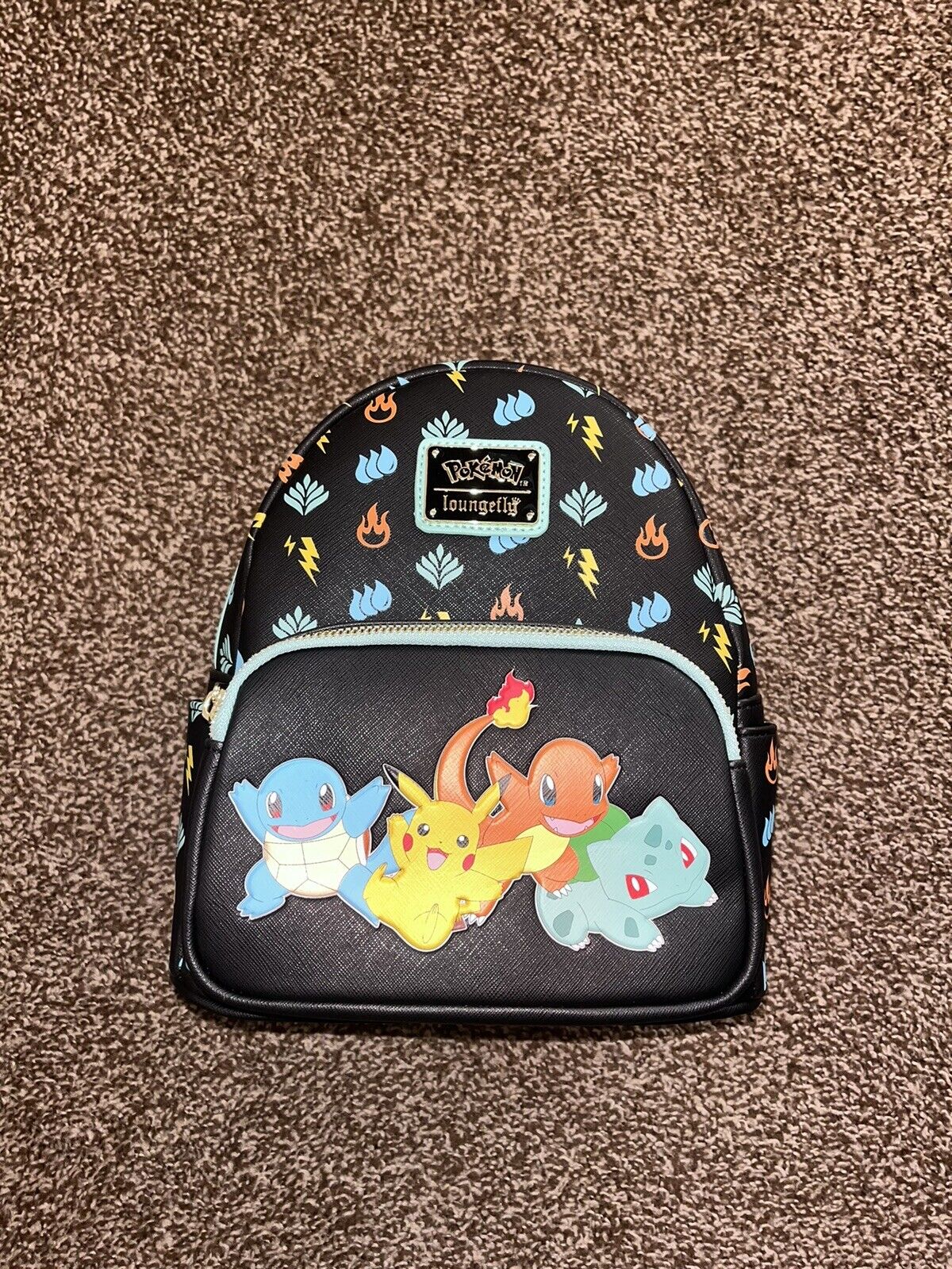 Loungefly Pokemon Starters Mini Backpack Summer Convention Exclusive
