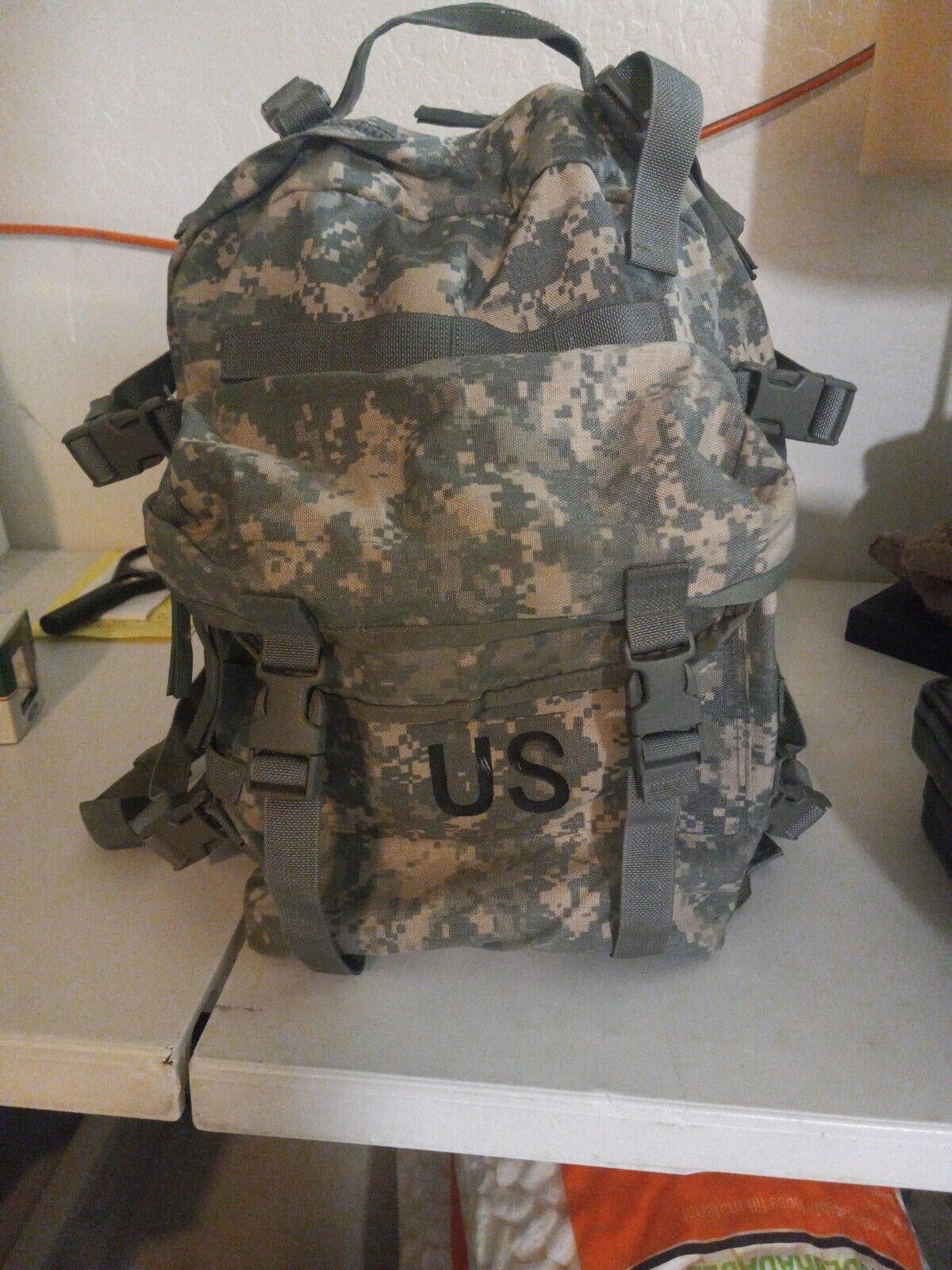 US ARMY SURPLUS ACU ASSAULT PACK 30L 3 DAY MOLLE II BACKPACK .