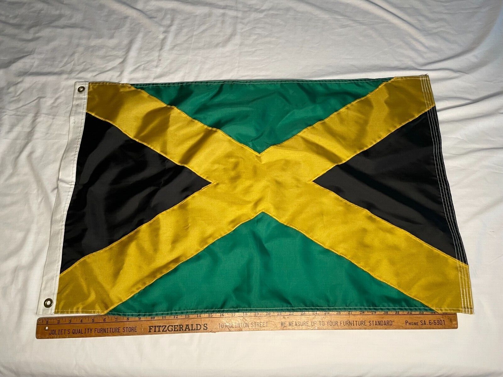 Vintage Jamaica Country Flag 2\'x3\' Heavy Duty 2 Grommets 