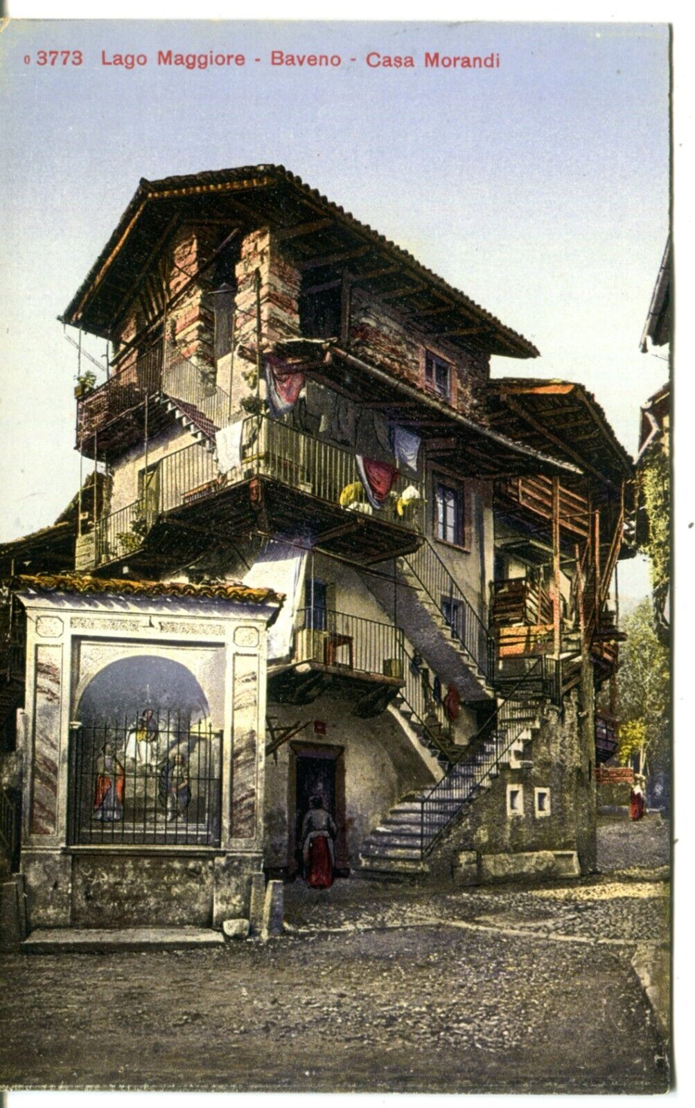 Italy Baveno Maggiore - Casa Morandi c. 1924 Photoglob Zürich published postcard