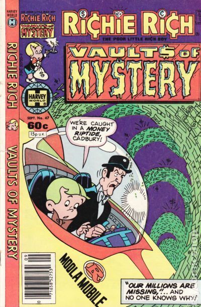 Richie Rich Vault of Mystery #47 FN 6.0 1982 Stock Image
