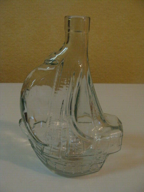 Caravella Ship Boat Vessel Glass Bottle 8