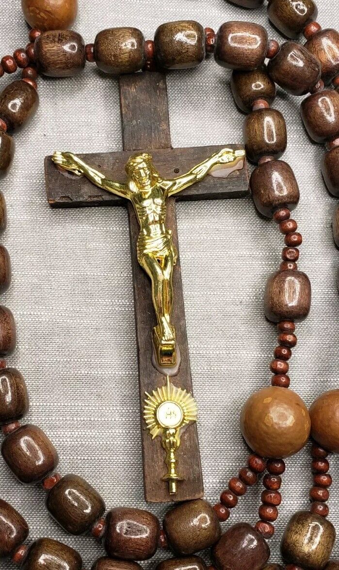 Vintage Rosary Catholic Large 39\