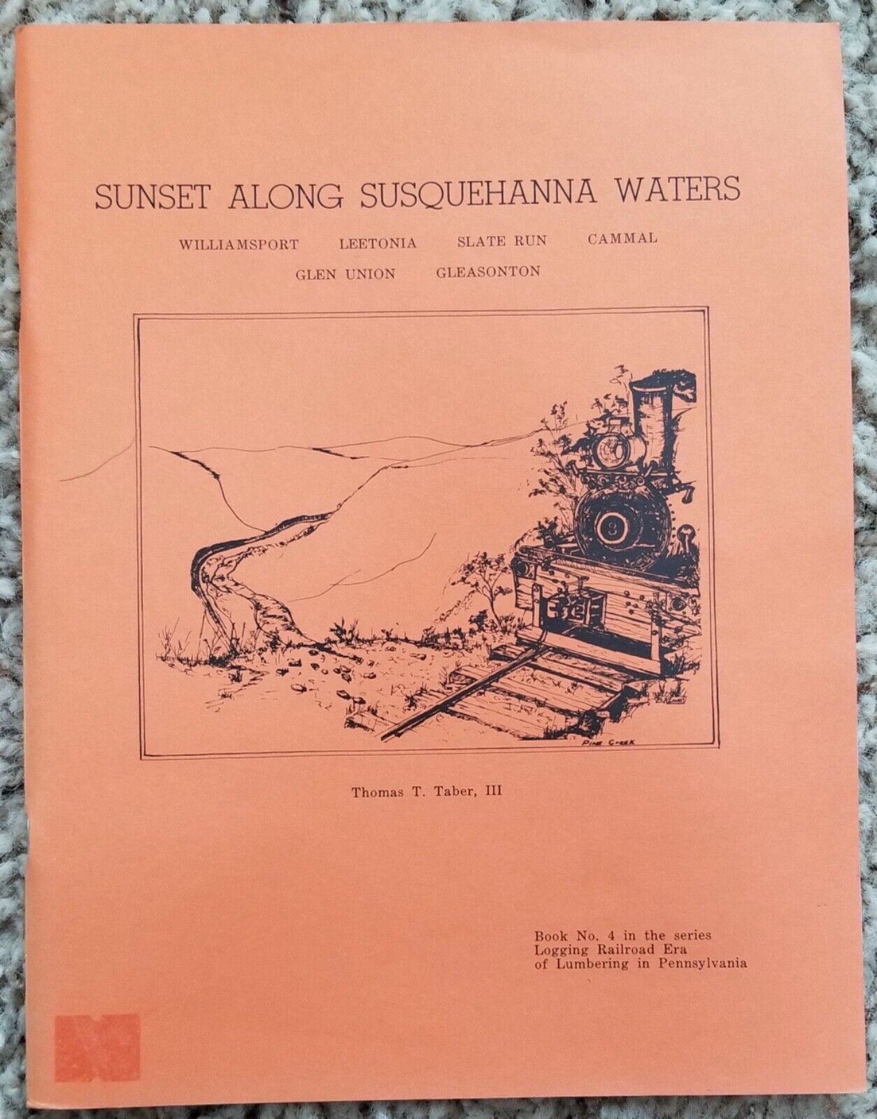 Sunset Along Susquehanna Waters Logging Railroads Pennsylvania  #4 Thomas Taber 