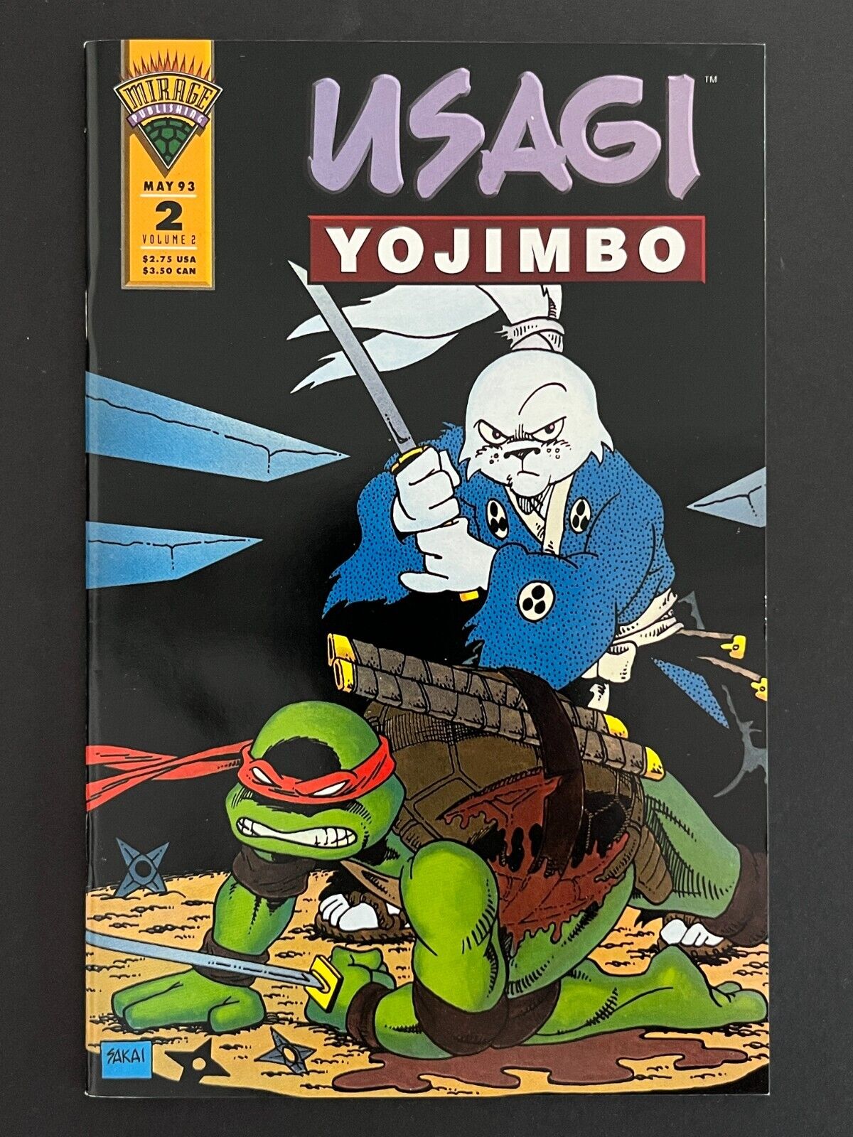 Usagi Yojimbo (volume 2) #2 - #8 SINGLE ISSUES (Mirage, 1993, 1994, TMNT app.)