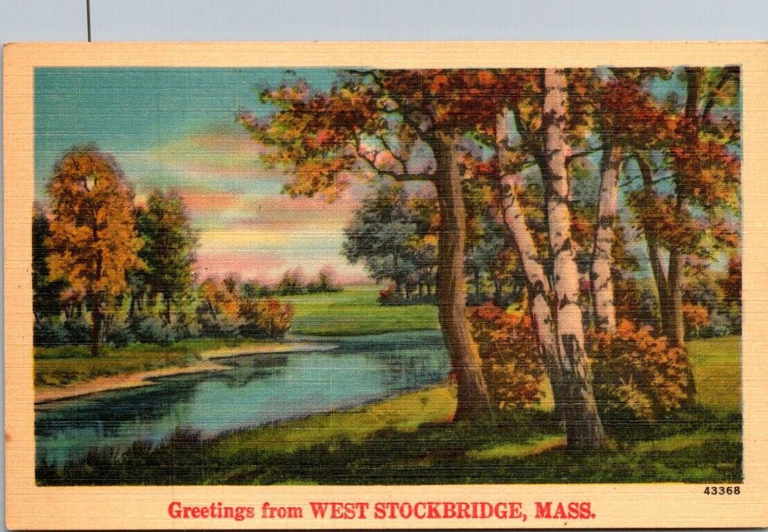 Greetings from West Stockbridge, MA Postcard