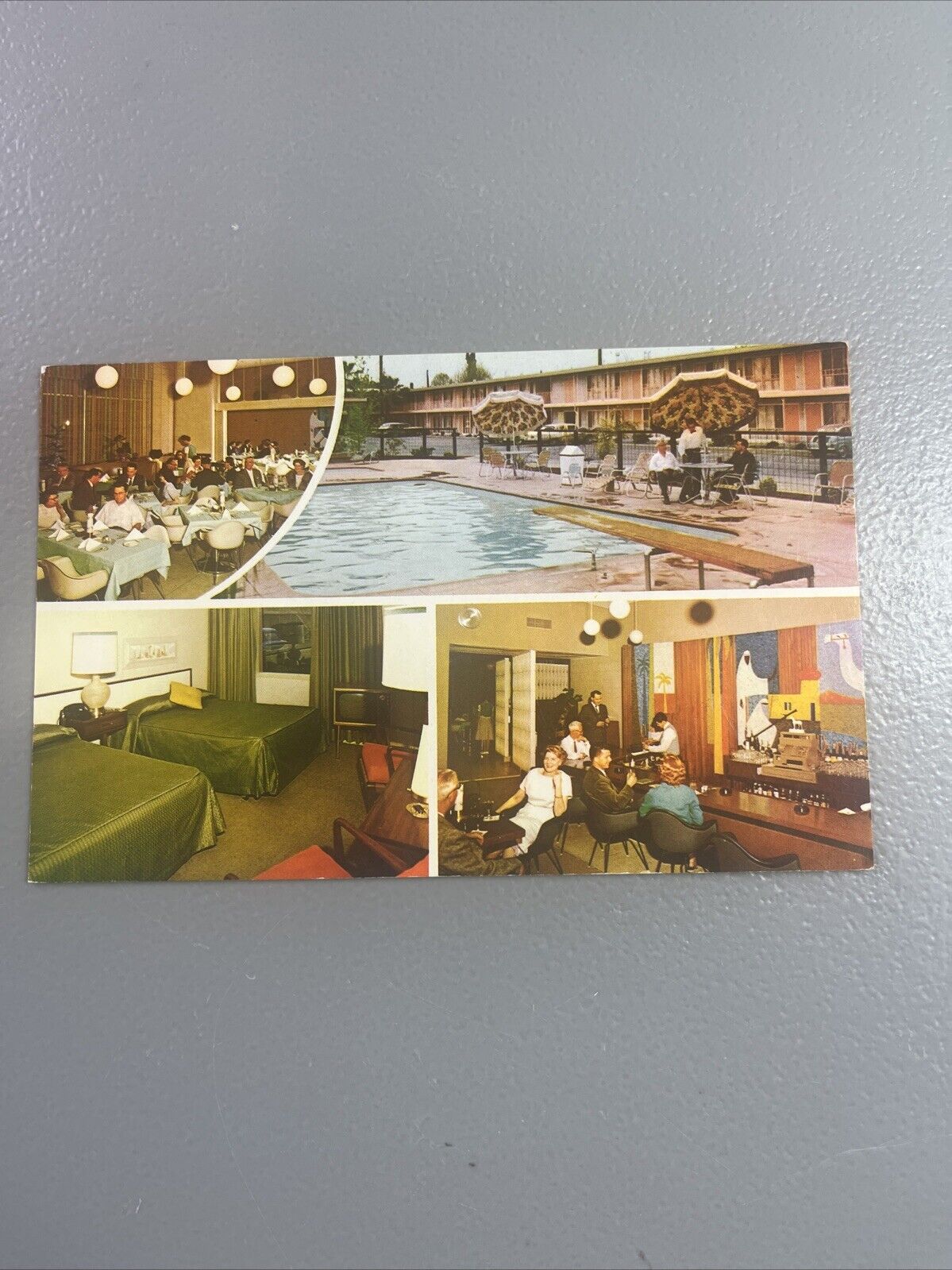 Sands Inn Motel Bakersfield California vintage postcard 
