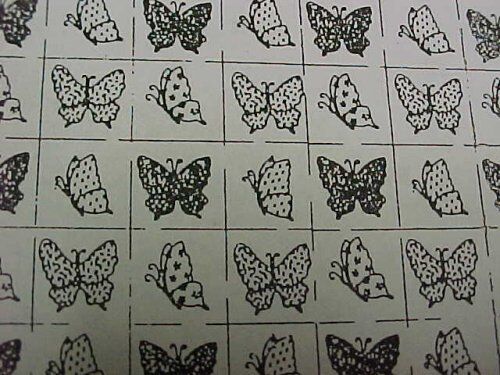 Vintage Quilt Pattern Mail Order BUTTERFLY Applique Embroidered Quilter Project