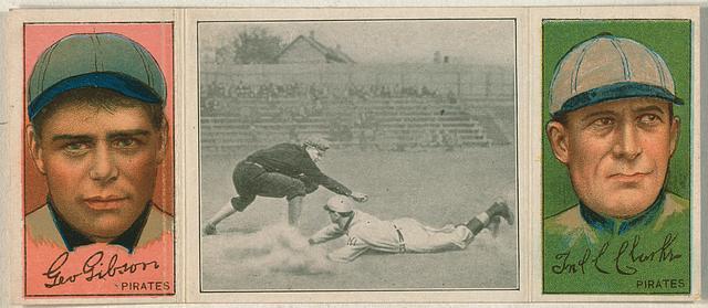 Photo:George Gibson/Fred T. Clarke, Pittsburgh Pirates, 1912 1